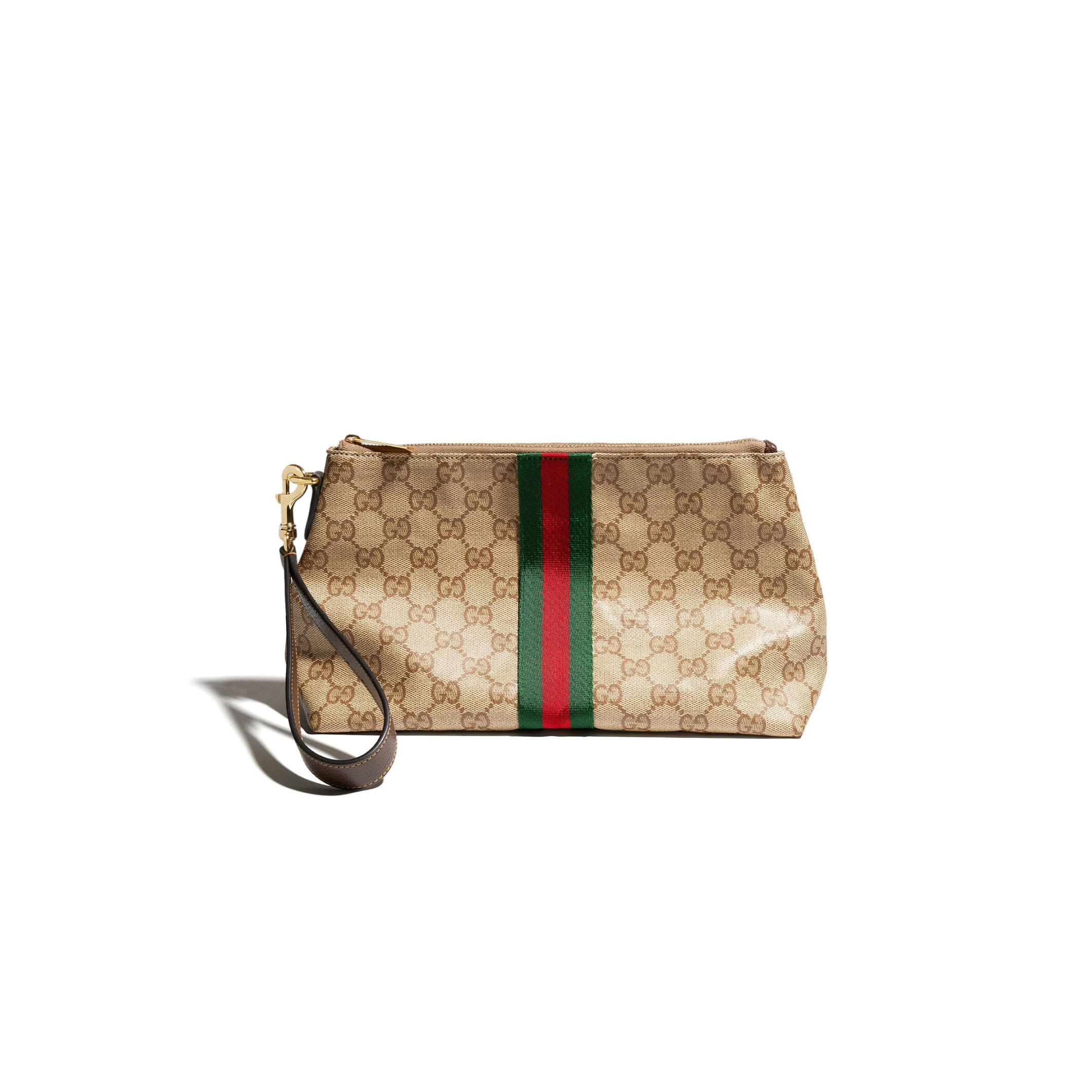 GUCCI SMALL GG POUCH WITH WEB 875821 (25.5*15*10cm)